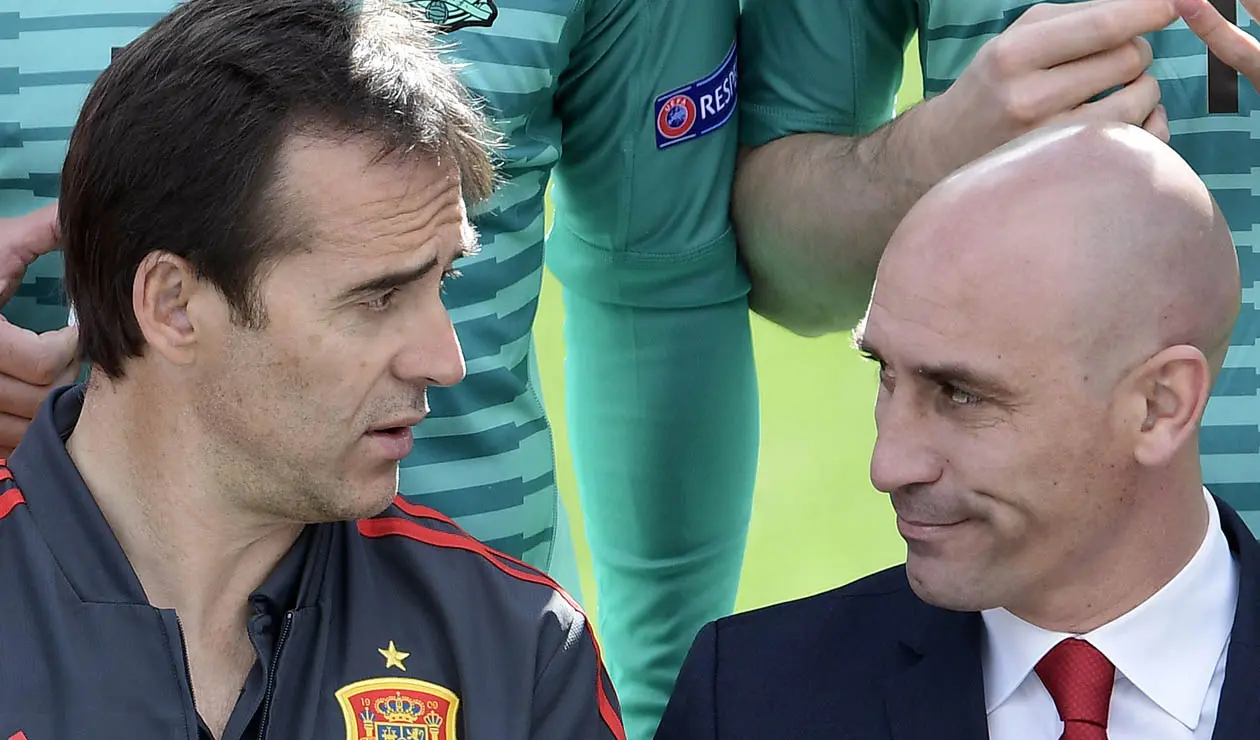 Julen Lopetegui y Luis Rubiales protagonizaron el escándalo en la Selección Española