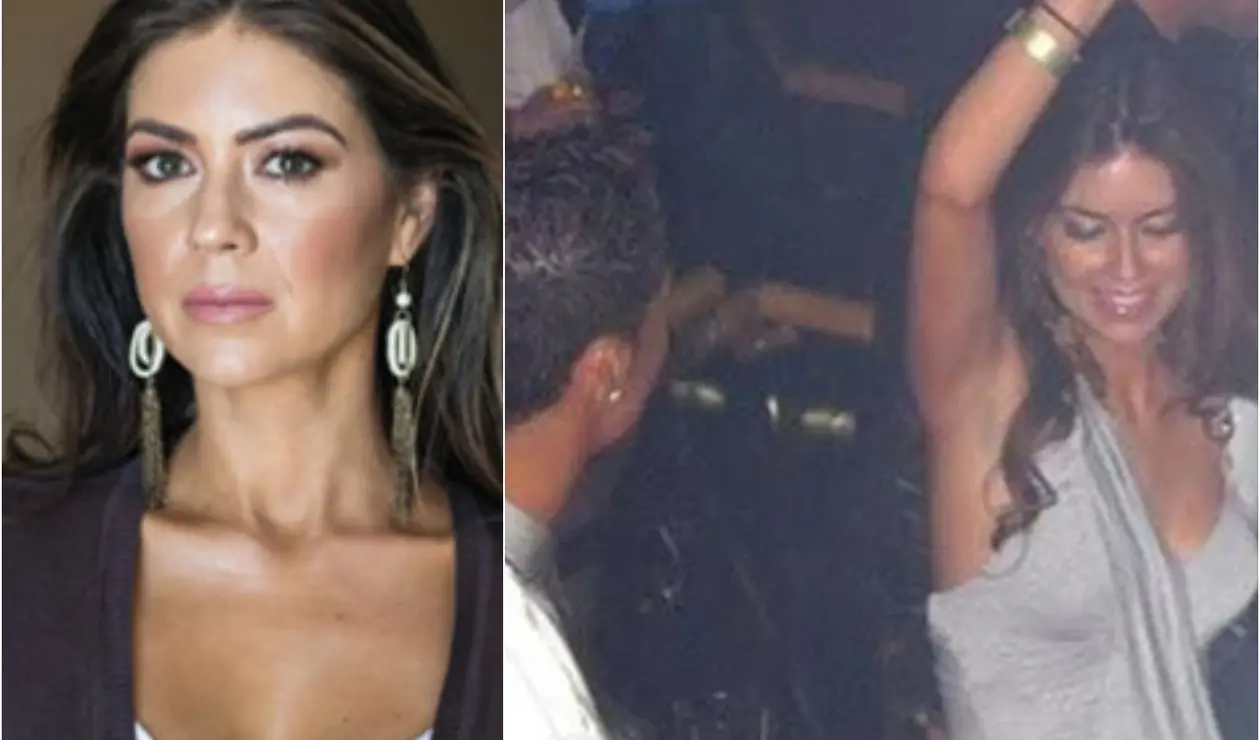 Kathryn Mayorga, denunciante de Cristiano Ronaldo. A la derecha juntos en Las Vegas (Estados Unidos)