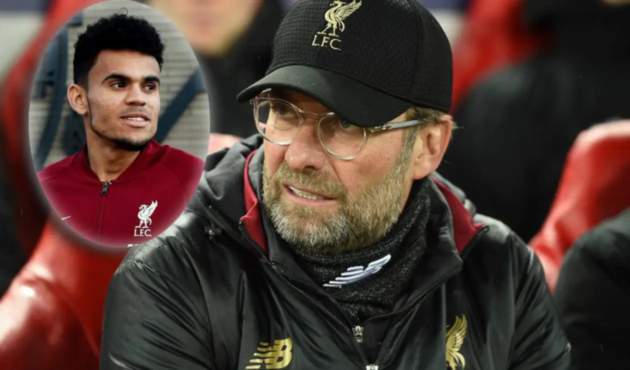 Klopp y Luis Díaz