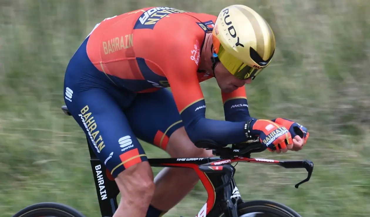 Kristijan Koren, ciclista del Bahrein Merida