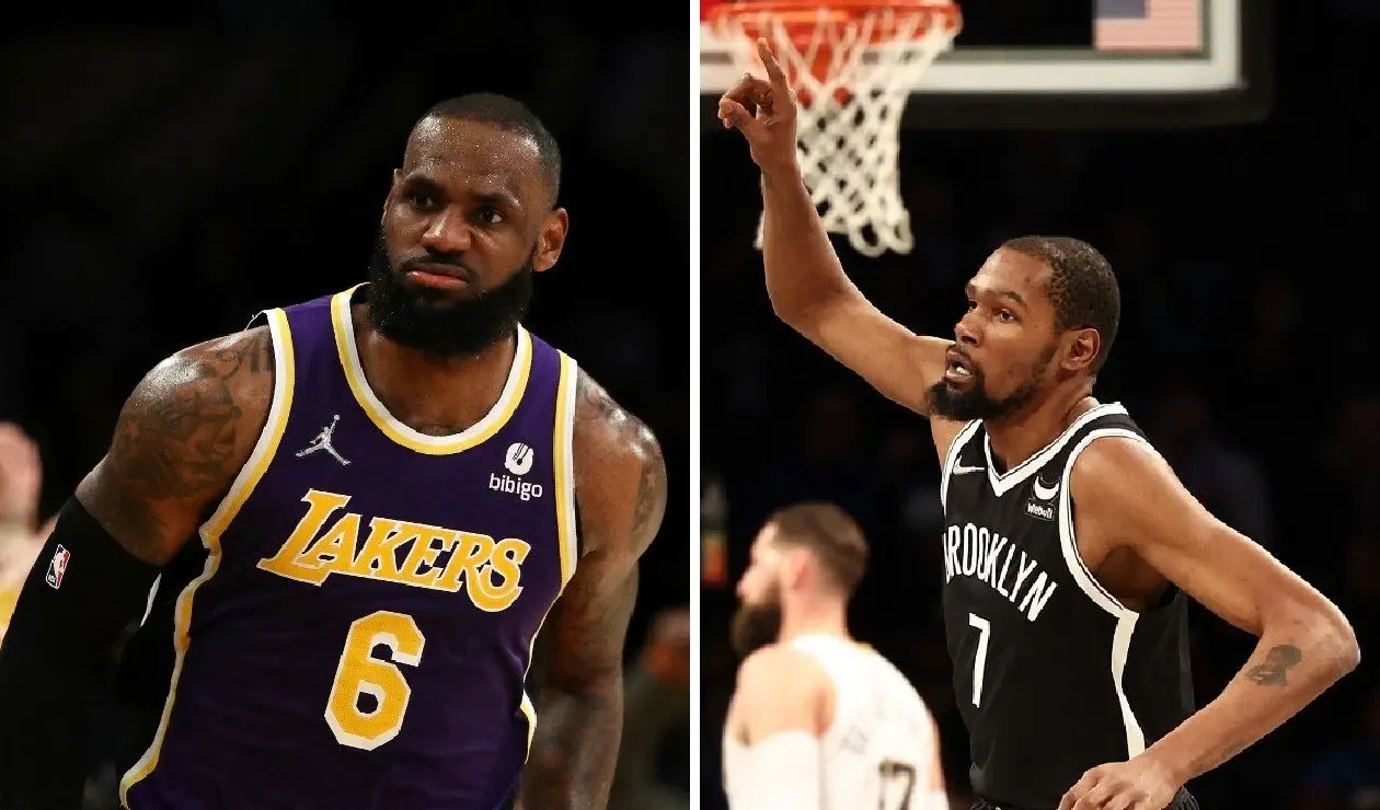 LeBron James y Kevin Durant