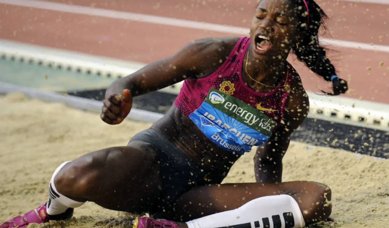 Caterine Ibargüen ganó la Liga de Diamante en 2014