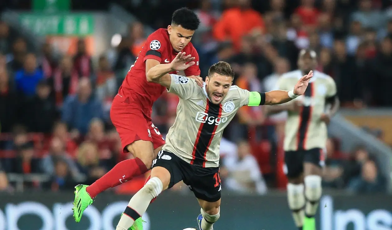 Liverpool vs Ajax, Champions, Luis Díaz