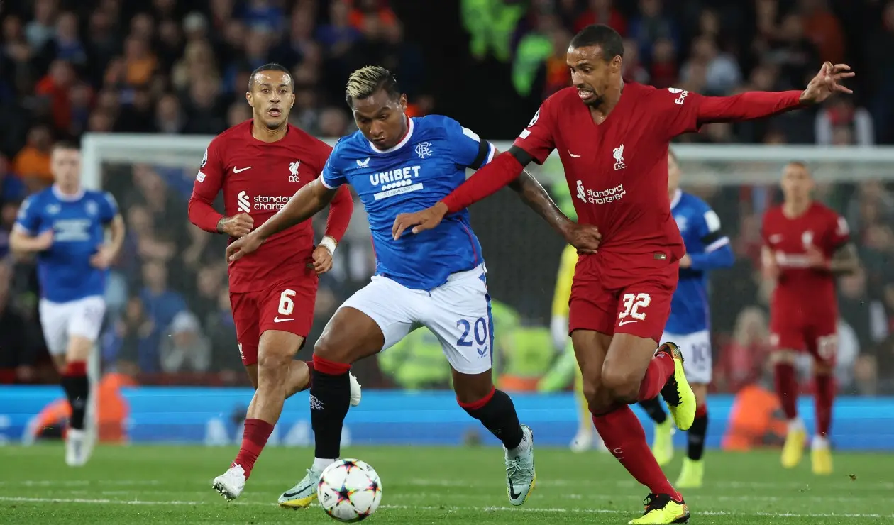 Liverpool vs Rangers, Alfredo Morelos