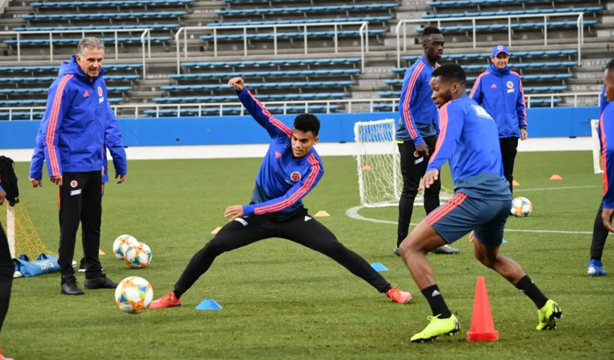 Luis Díaz en la Selección Colombia