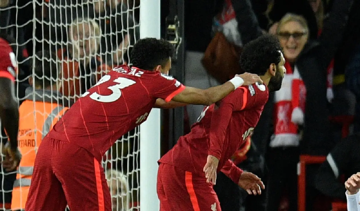 Luis Díaz y Mohamed Salah