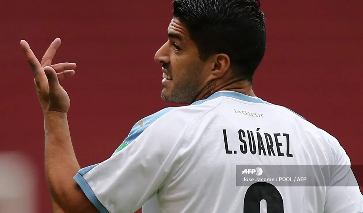 Luis Suárez, jugador de Uruguay