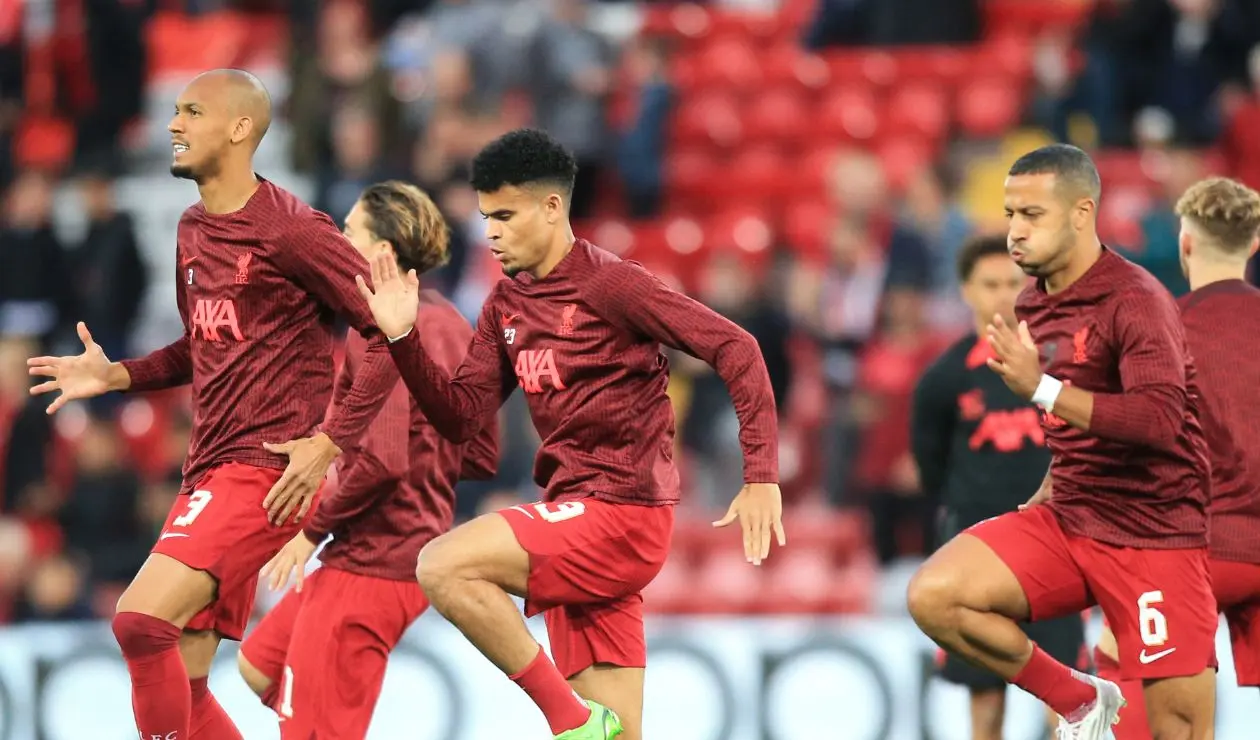 Luis Díaz con el Liverpool