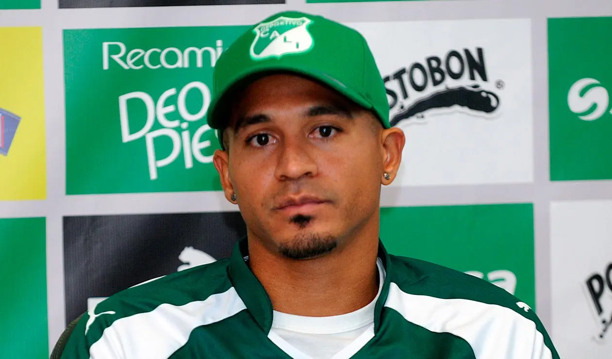 Macnelly Torres cuando fue presentado en el Deportivo Cali
