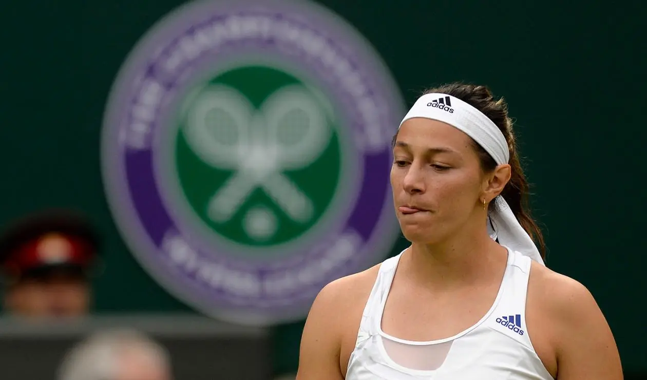 Mariana Duque, tenista colombiana, en el Abierto de Wimbledon (Londres) de 2013