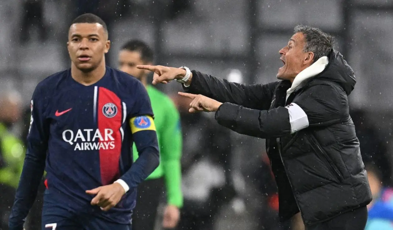 Mbappé hace estallar la interna del PSG por pelea con Luis Enrique