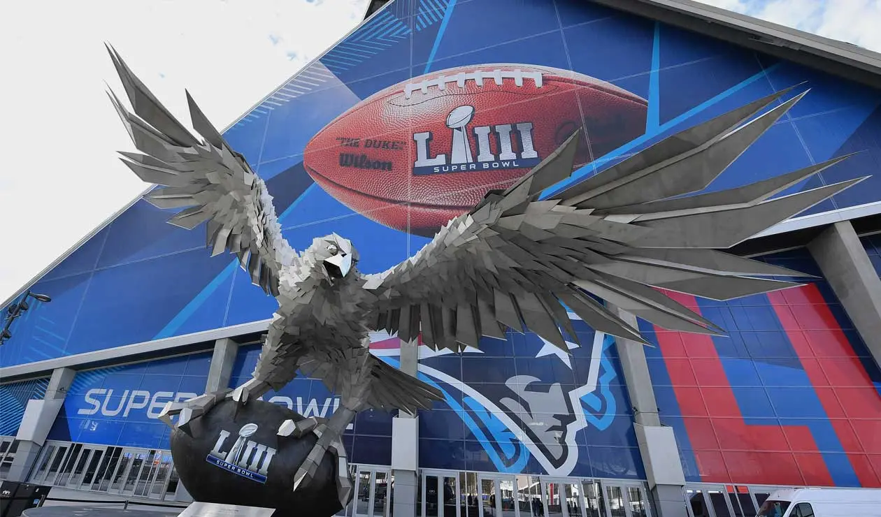Mercedes Benz Stadium, sede del partido entre Patriots y Rams en el Super Bowl
