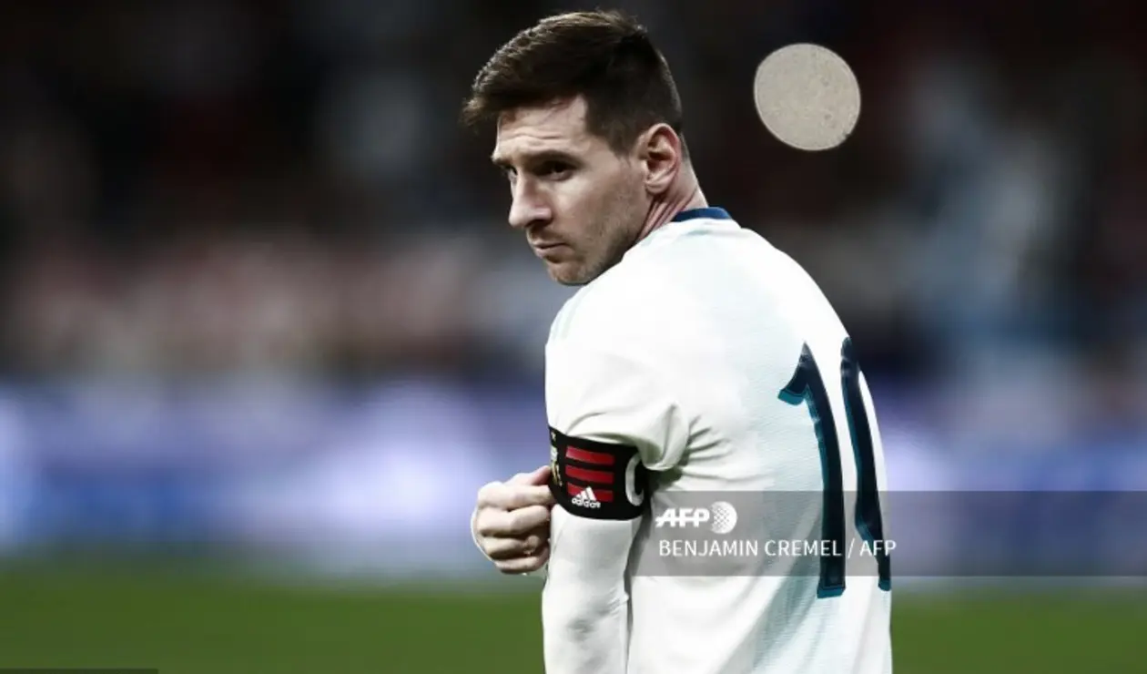 Lionel Messi, capitán de Argentina en el partido frente a Venezuela.