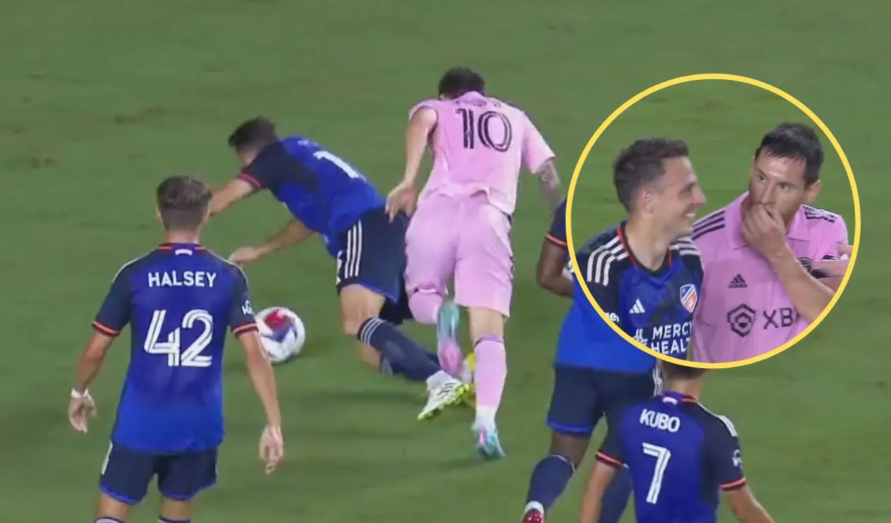 Video: Messi le buscó pelea a Santiago Arias: empujón y pataleta