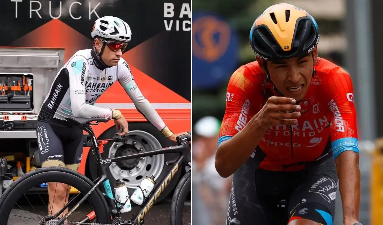 Mikel Landa y Santiago Buitrago - Bahrain Victorious