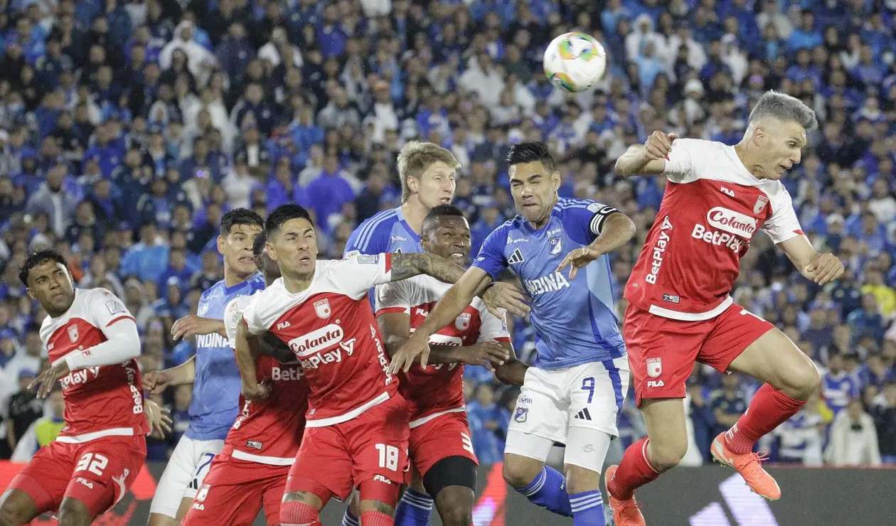 Millonarios y Santa Fe en duelo por cuadrangulares de Liga BetPlay 2025-I
