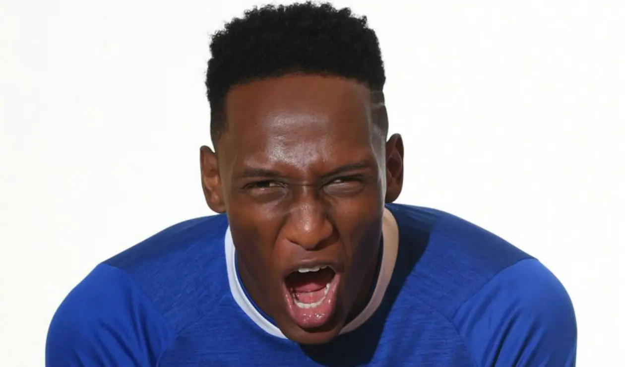 Yerry Mina, jugador del Everton de Inglaterra
