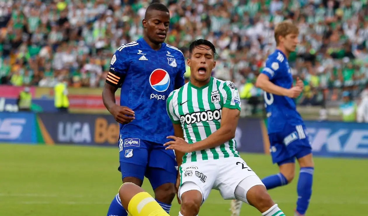 Nacional vs Millonarios Liga Betplay