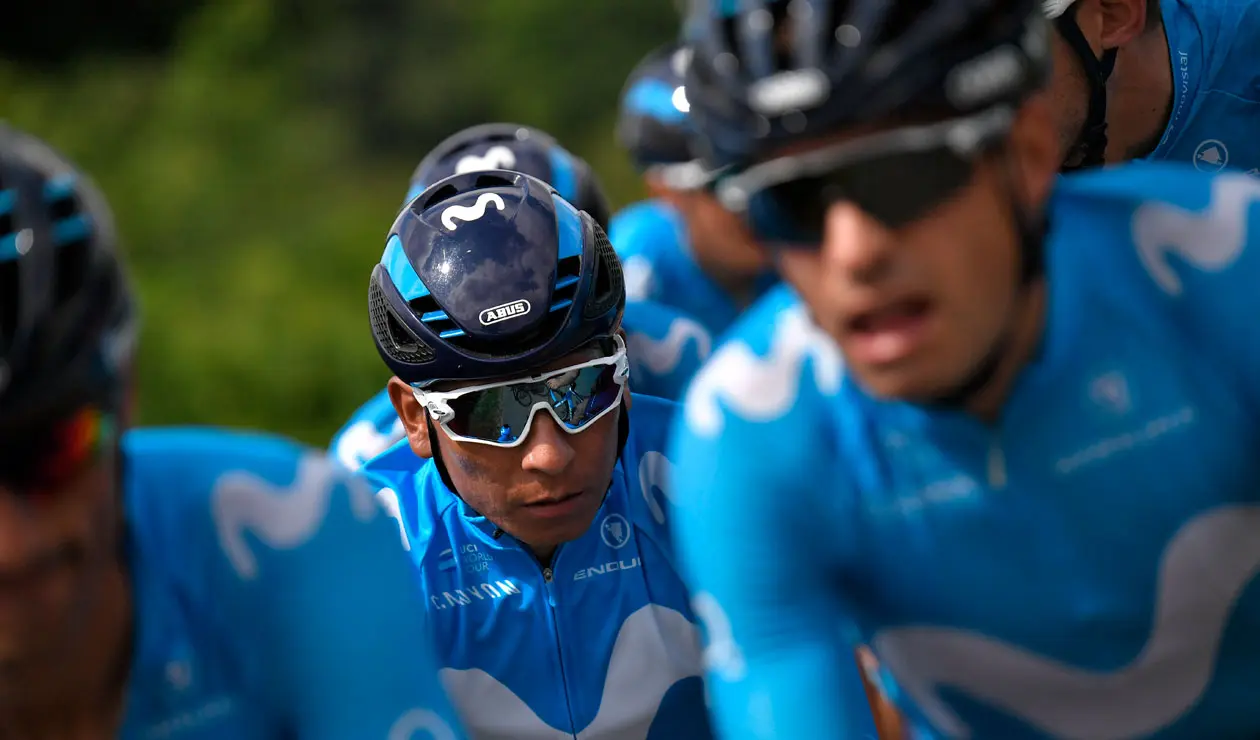 Nairo Quintana, el líder del Movistar en el Tour de Francia 2018