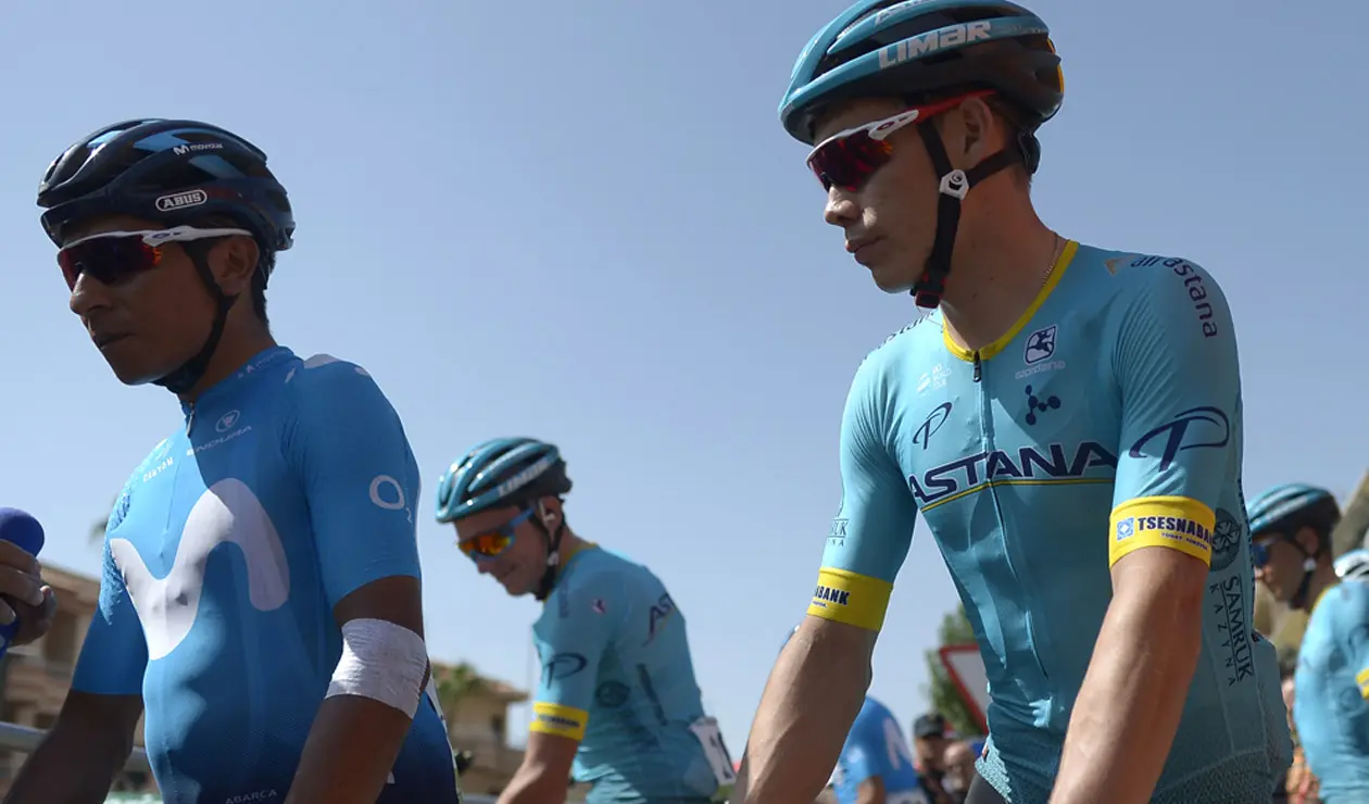 Nairo Quintana y Miguel Ángel López