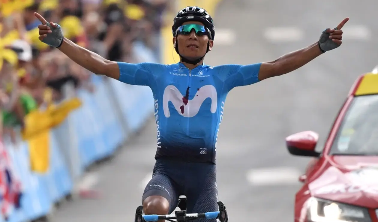 Nairo Quintana, líder de la montaña en el Tour de Francia