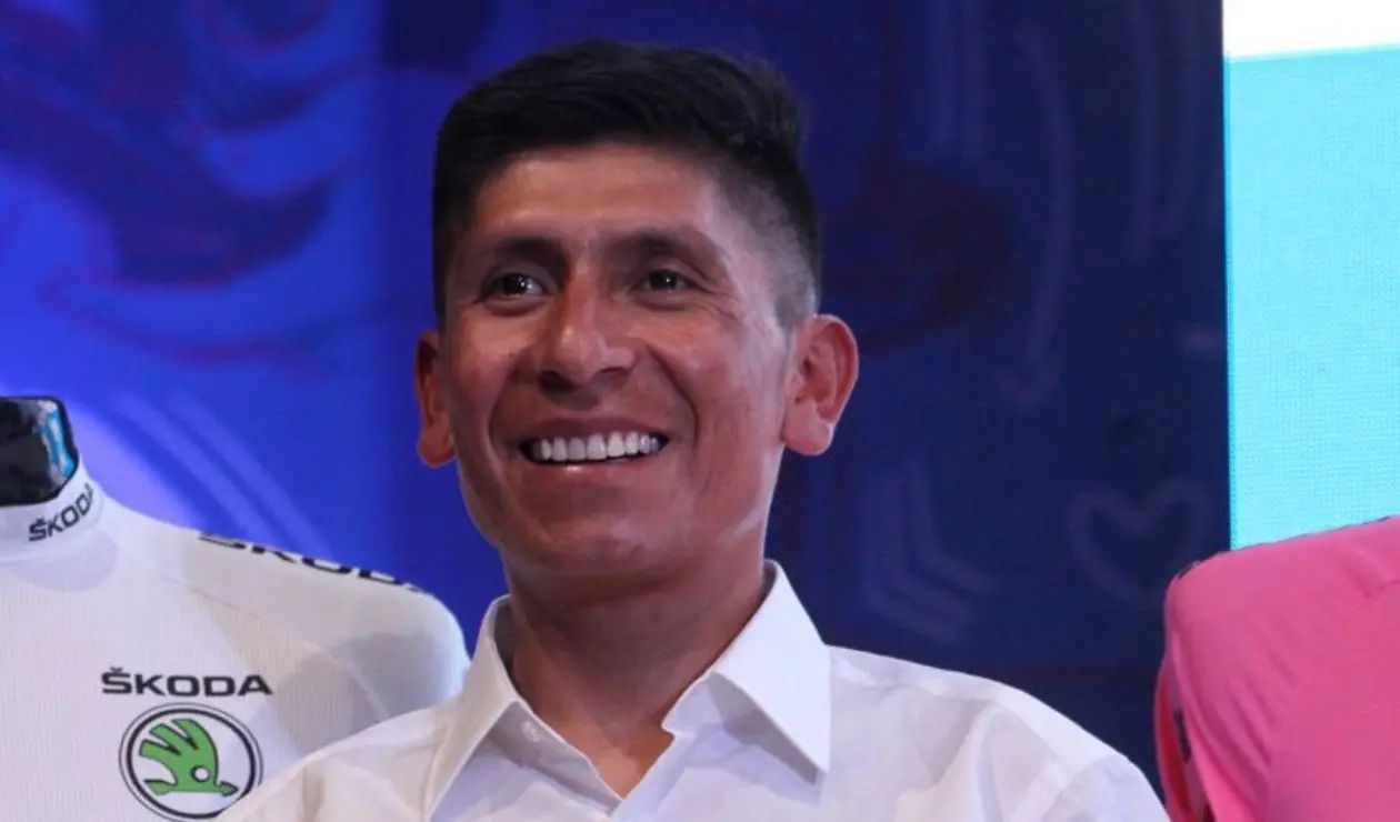 Nairo Quintana en el Movistar