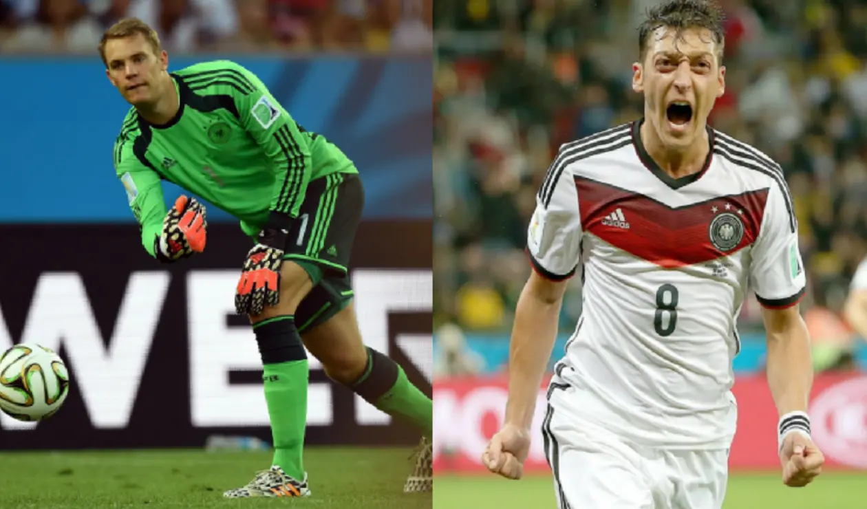 Manuel Neuer y Mesut Özil