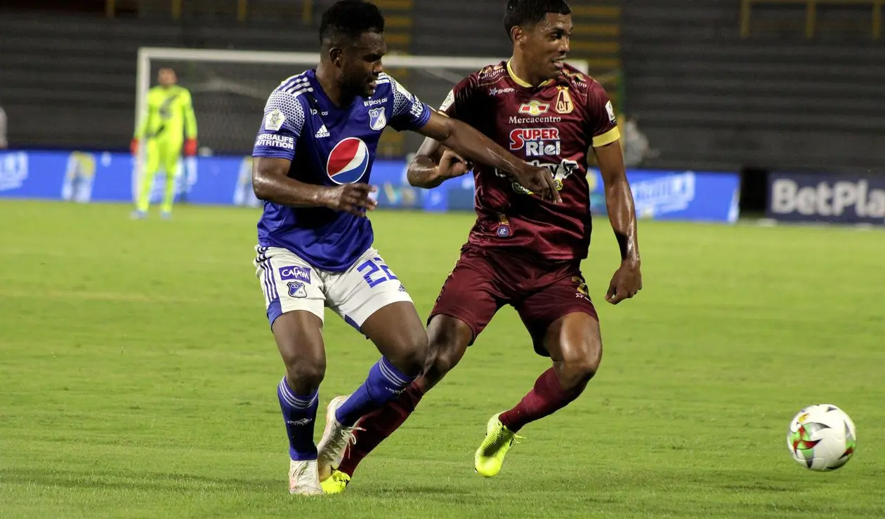 Deportes Tolima vs Millonarios 2021