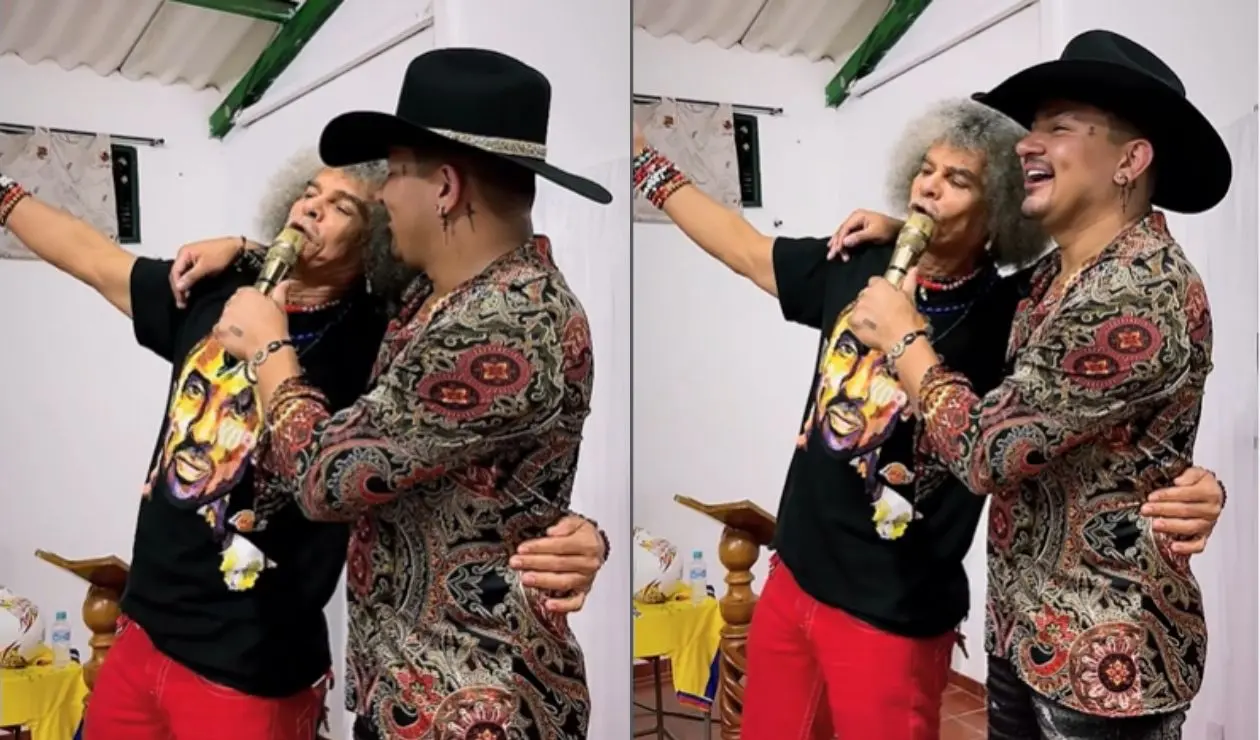 Pibe Valderrama cantando rancheras