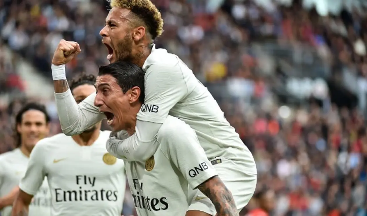 Neymar, PSG, Ágel Di María, París Saint Germain