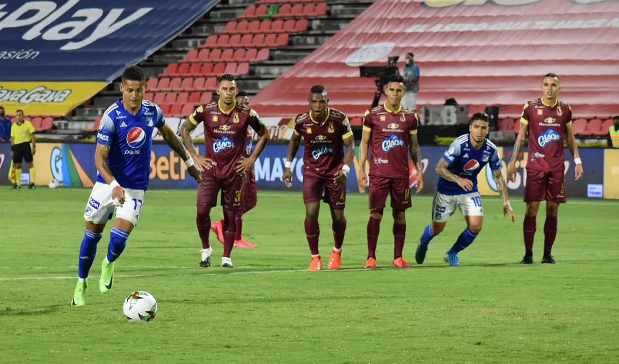 Deportes Tolima vs Millonarios - Liga Betplay, fecha 12
