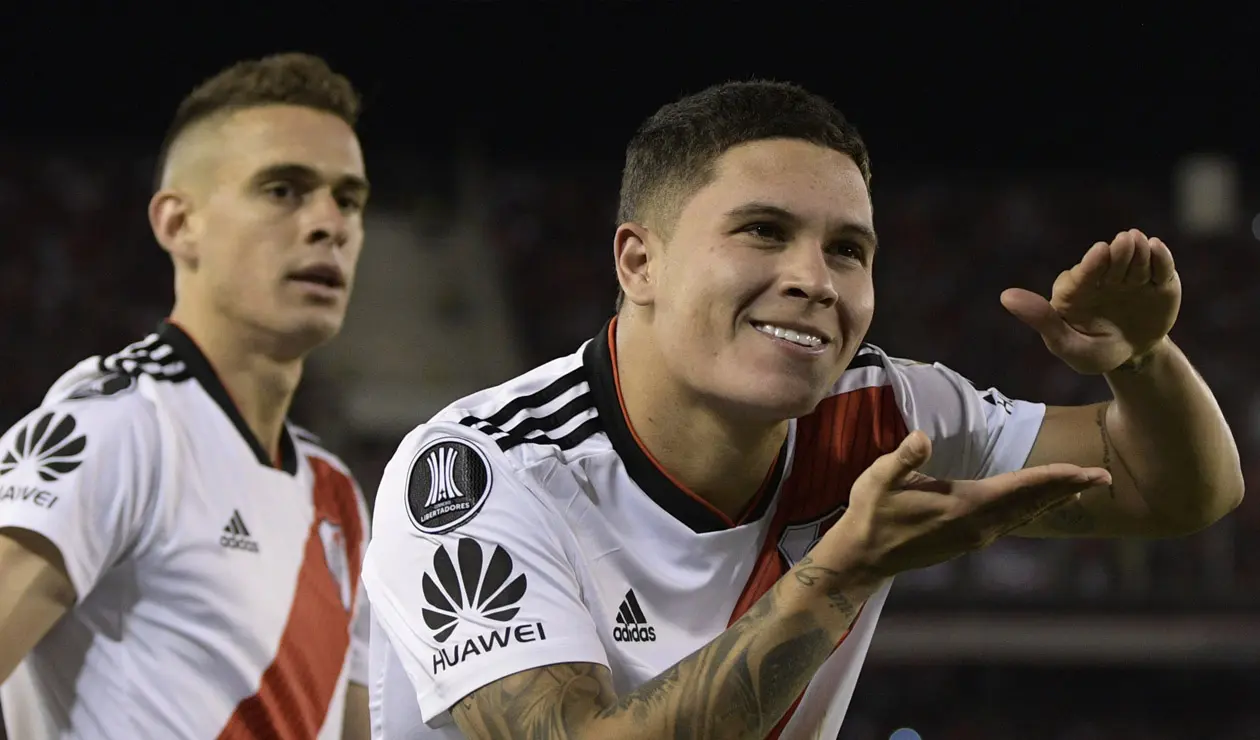 Juan Fernando Quintero y Rafael Santos Borré