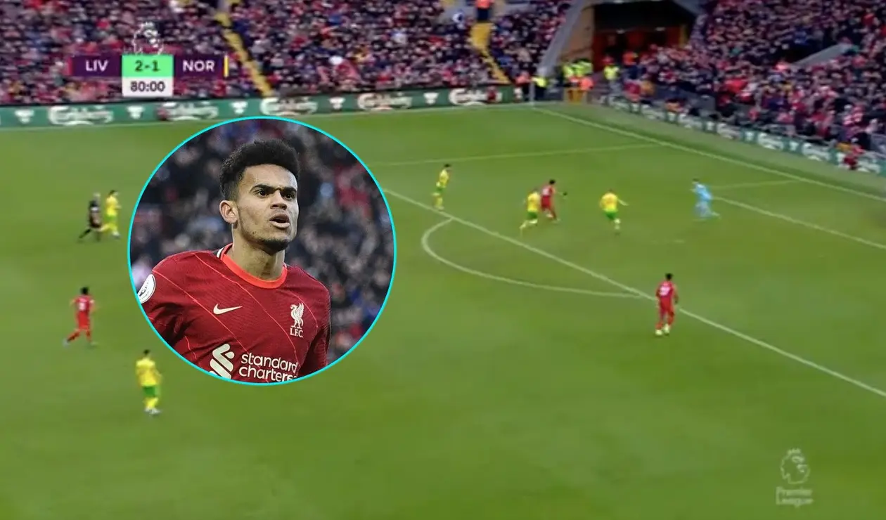 Récord a nivel de Premier League por el gol de Luis Díaz