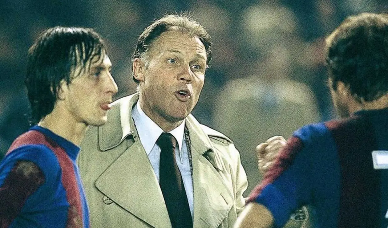 Rinus Michels y Johan Cruyff