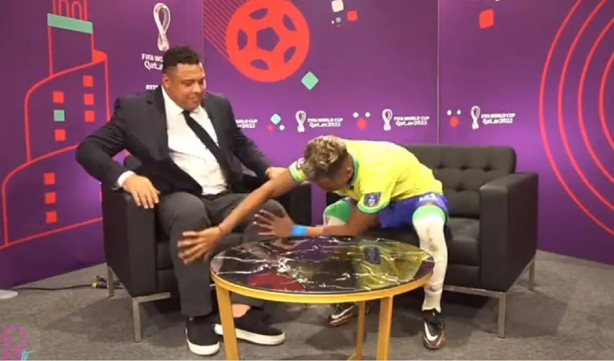 La épica reacción de Rodrygo al estar cerca de Ronaldo