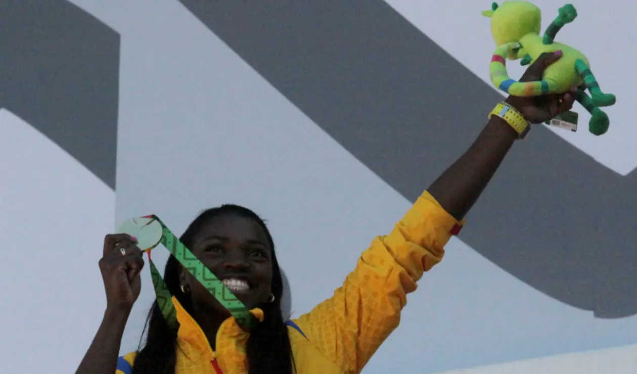 Caterine Ibargüen Centroamericanos de Veracruz 2014