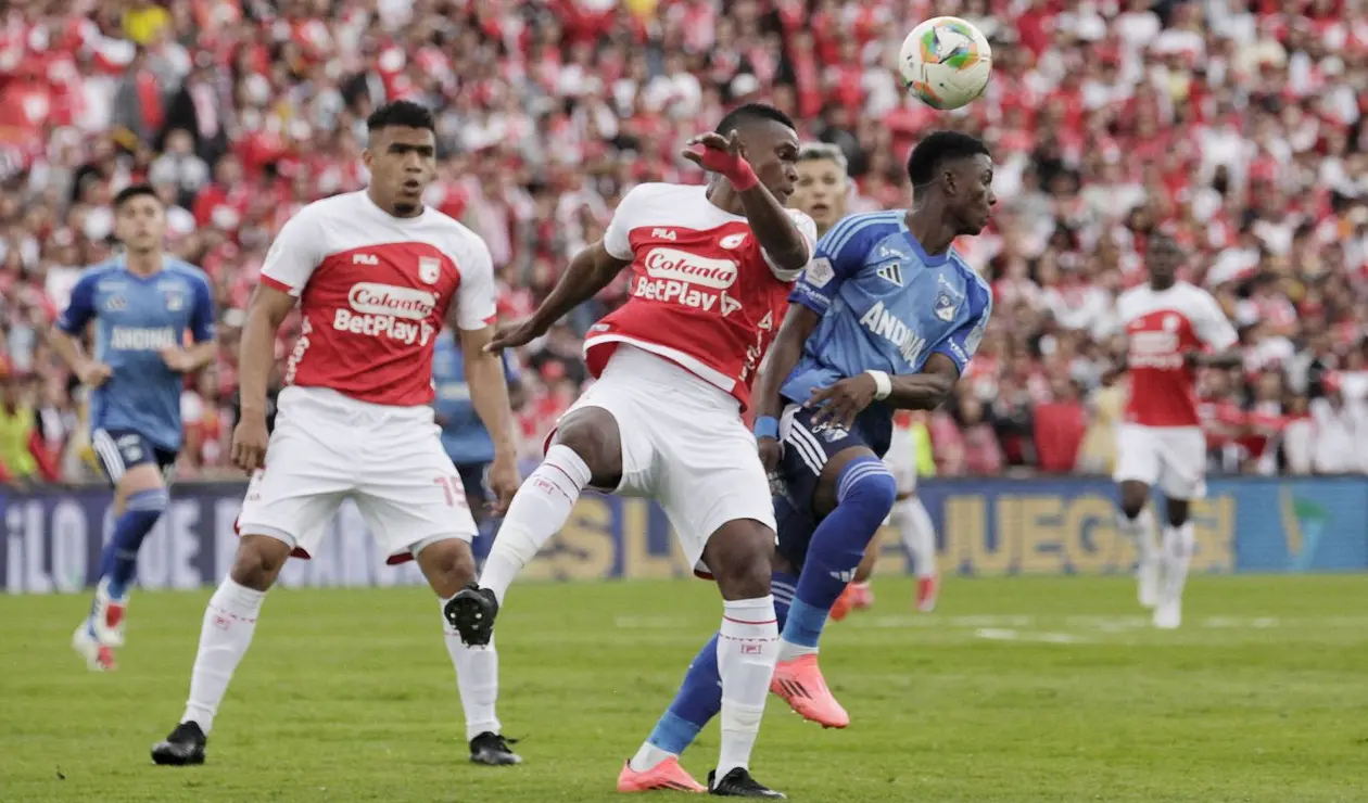 Santa Fe Vs Millonarios, fecha 1 cuadrangulares 2025