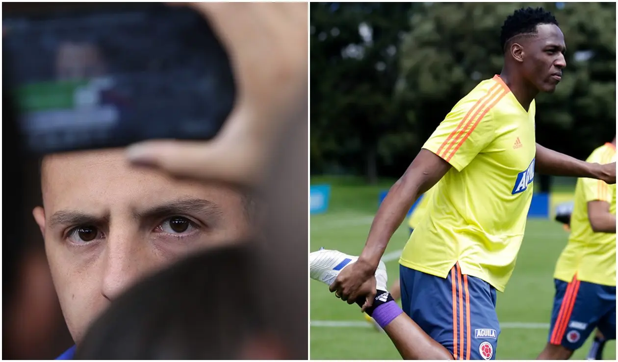 Santiago Arias y Yerry Mina - Selección Colombia