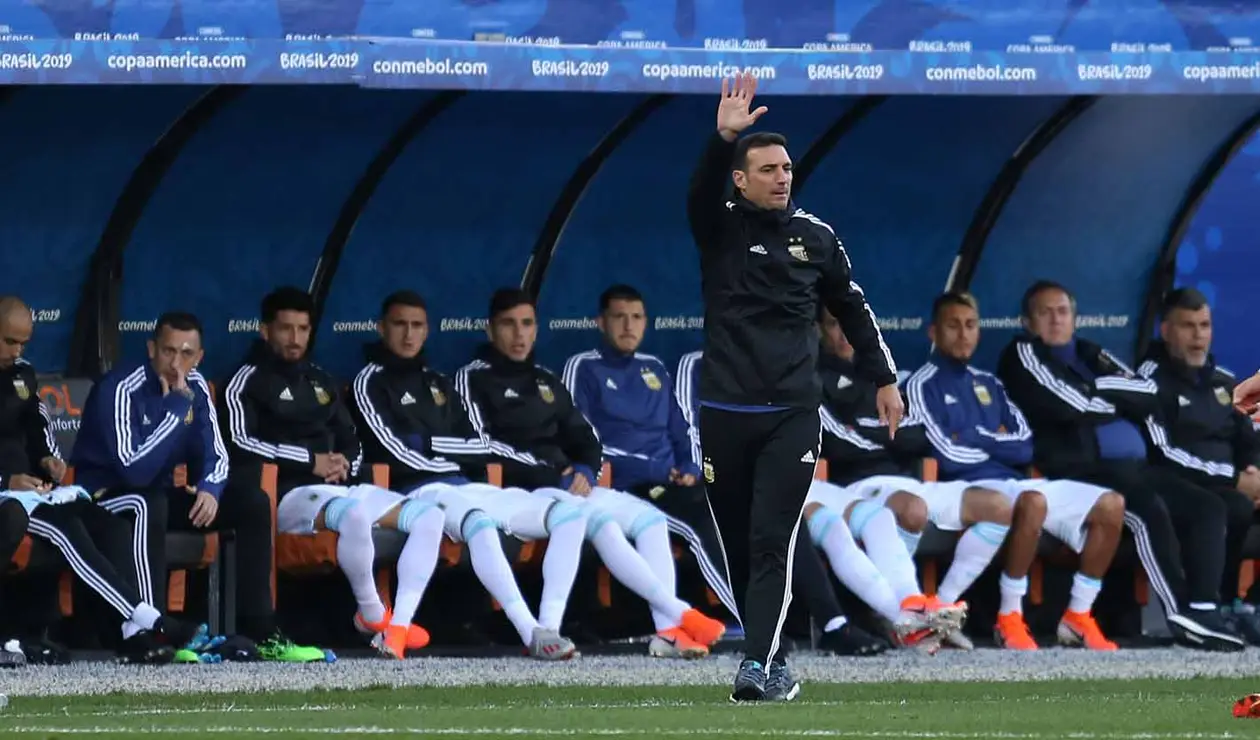 Lionel Scaloni, técnico de Argentina