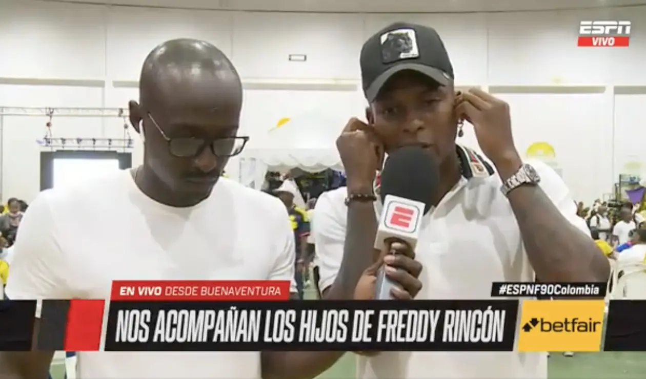 Sebastiáb Rincón, hijo de Freddy Rincón