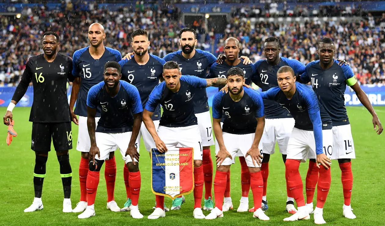 Selección de Francia en partido amistoso previo a la Copa del Mundo Rusia 2018