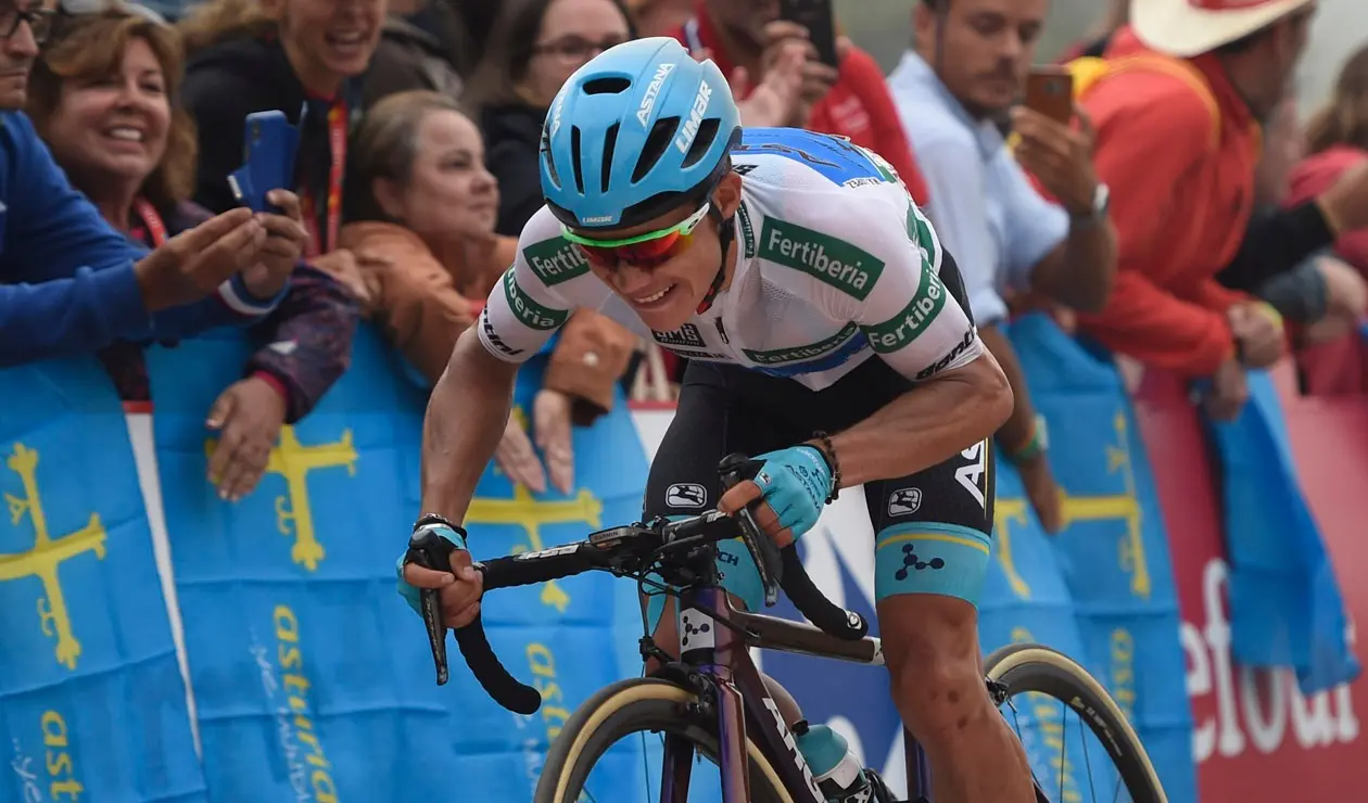 'Superman' López, ciclista del Astana Pro Team