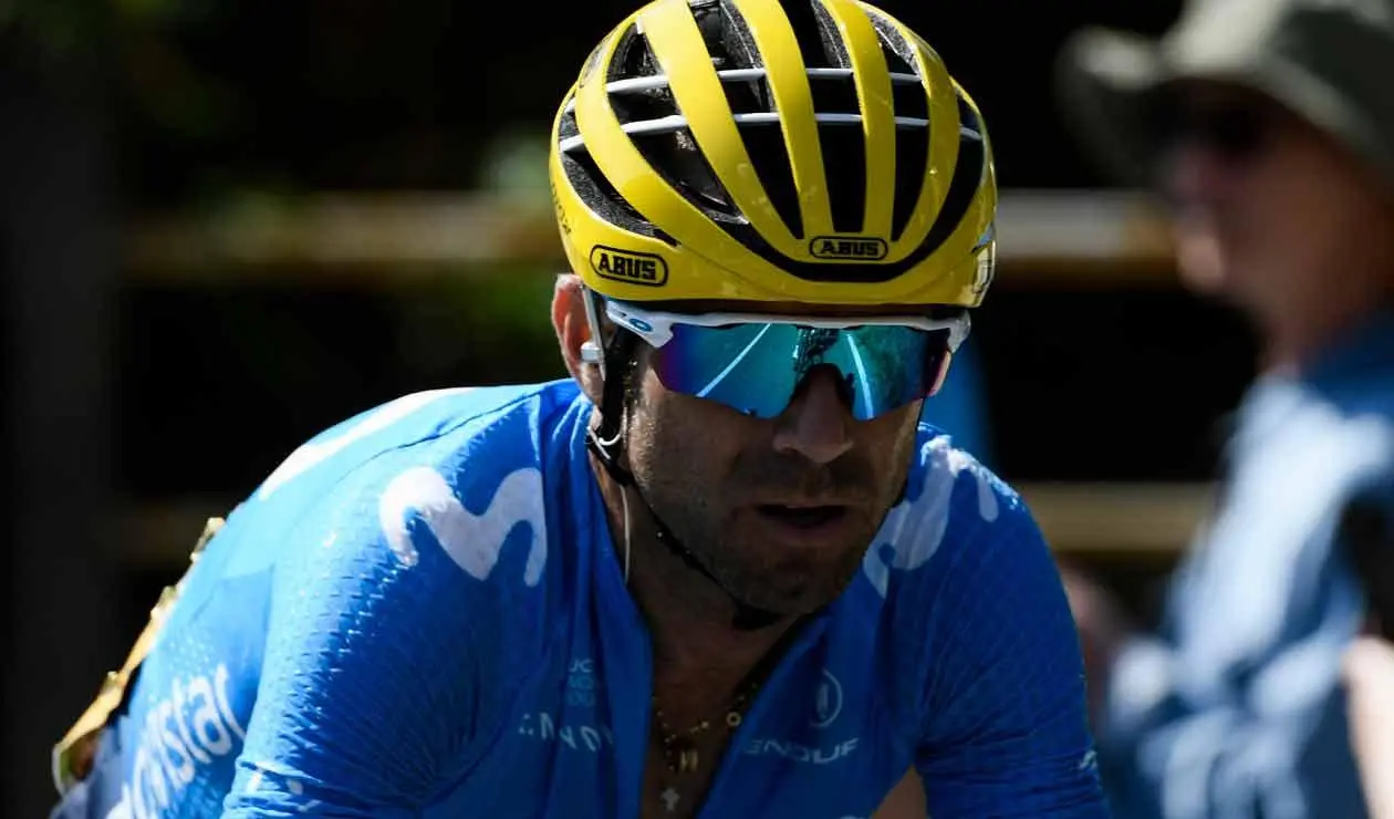 Alejandro Valverde, ciclista del Team Movistar 