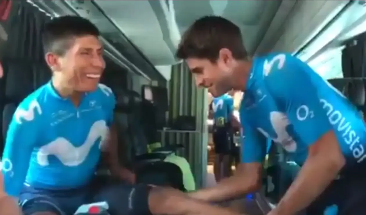 Nairo Quintana y Mikel Landa