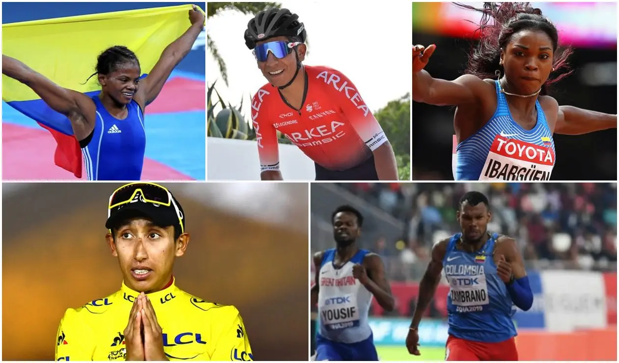 Colombianos que se verían afectado tras la no realización de Tokio 2020