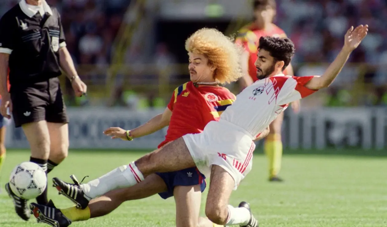 Carlos 'El Pibe' Valderrama, líder de la Selección Colombia en Italia 90