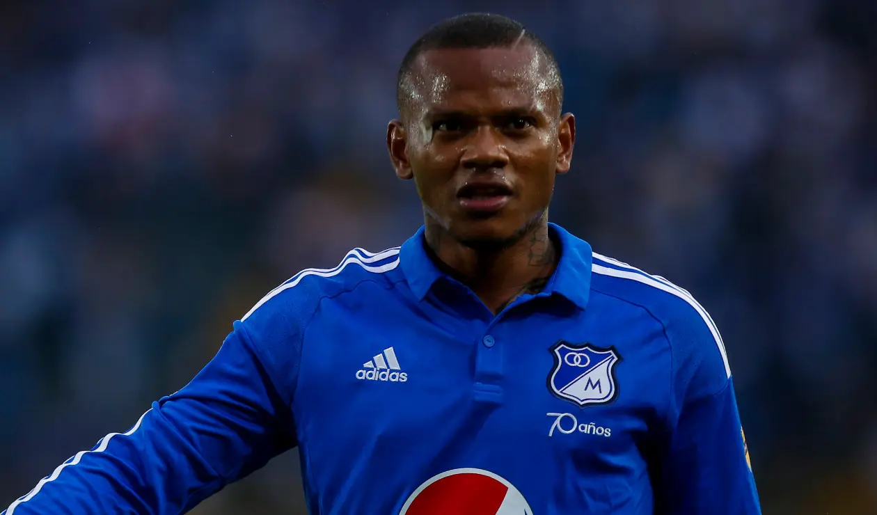 Andrés 'Manga' Escobar en su paso por Millonarios.