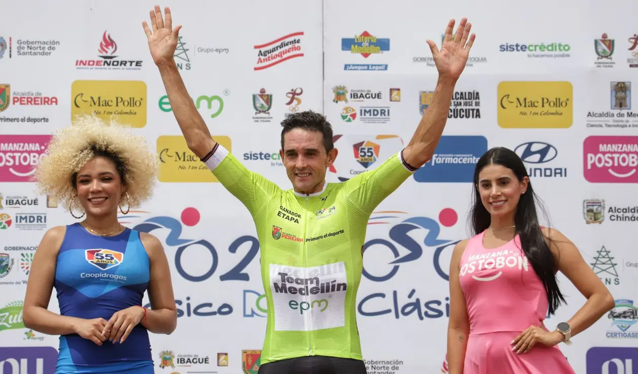 Óscar Sevilla, ganador de la etapa 1 del Clásico RCN