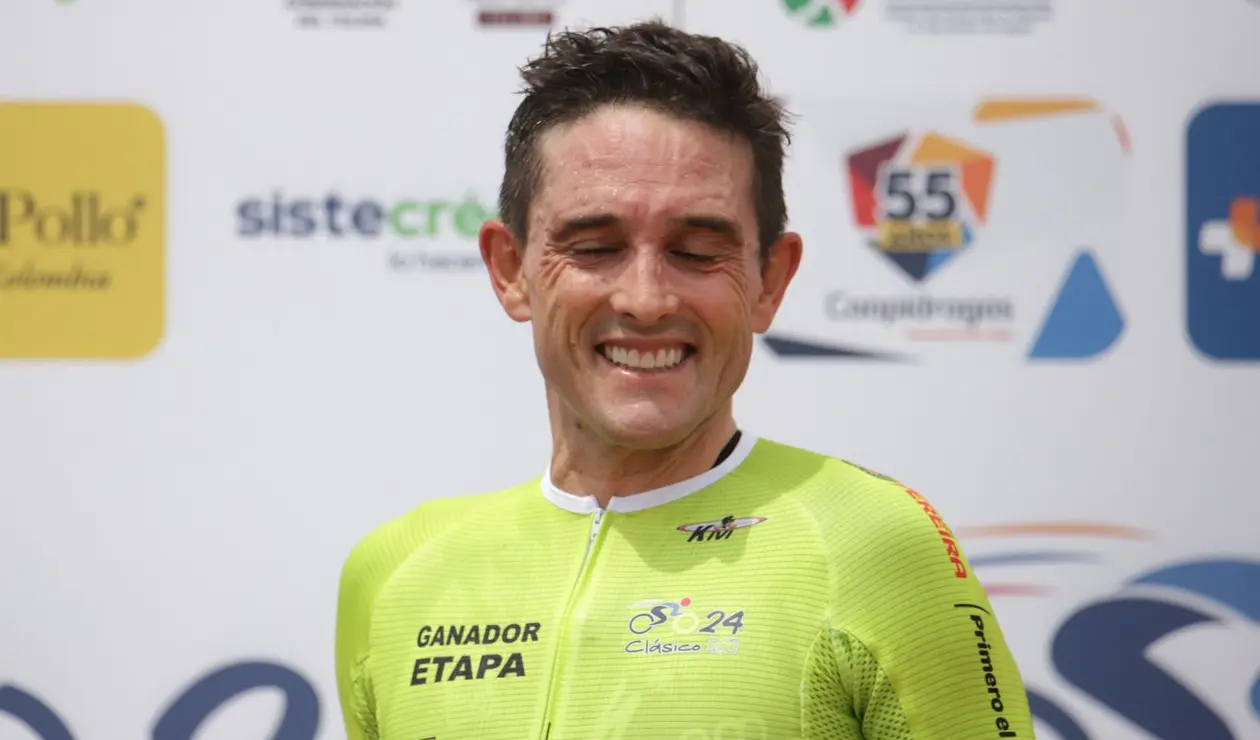 Óscar Sevilla, ganador de la etapa 1 del Clásico RCN