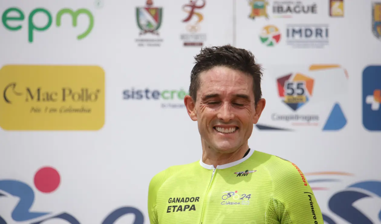 Óscar Sevilla, ganador de la etapa 1 del Clásico RCN